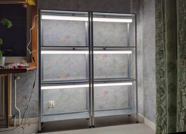 Förodlingsstation med IKEA Hyllis